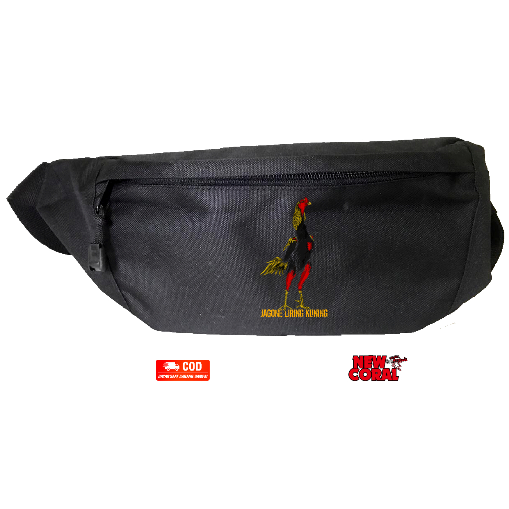 Tas Selempang Waistbag Waterproof Jagone Liring Kuning Custom Kualitas Distro Termurah