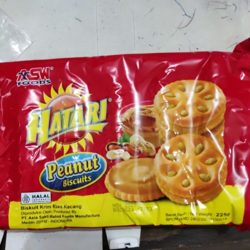 

Hatari Peanut Biscuits 225gr