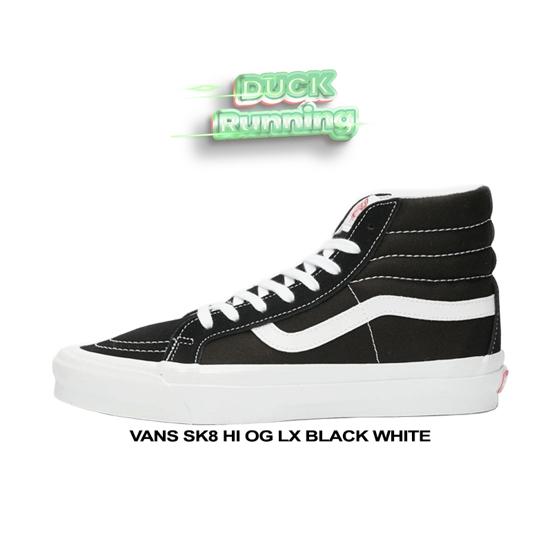 Sepatu Vans SK8 Hi OG LX Black White