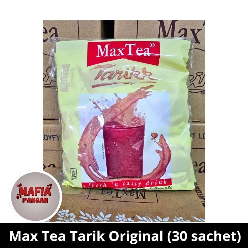 

Max Tea Teh Tarik Original 3 renteng / 30 sachet