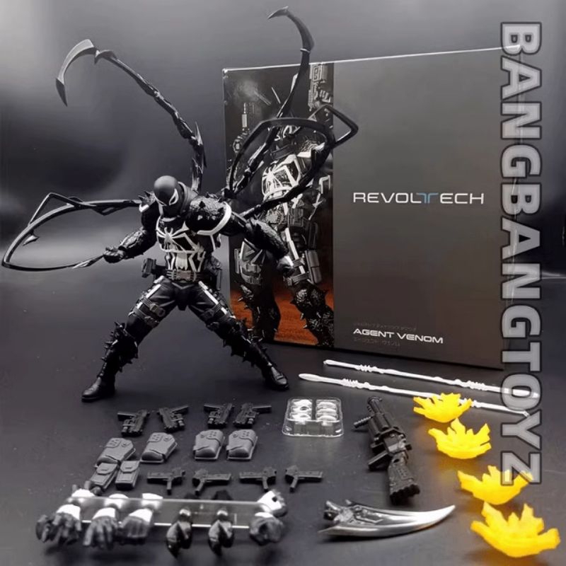 Action Figure Marvel Agent Venom Revoltech Kaiyodo