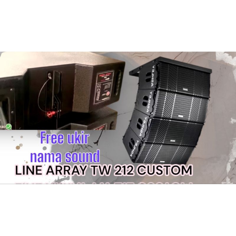 LINE ARRAY TW 212 CUSTOM