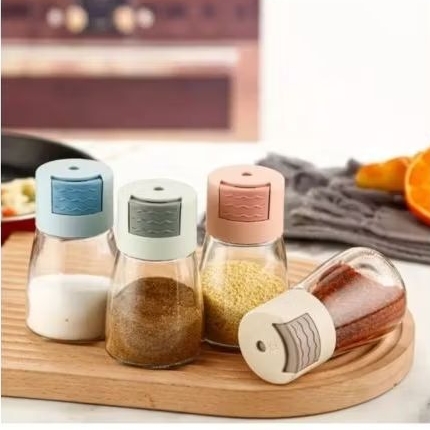 Tempat bumbu dapur kaca/Botol kaca untuk bumbu dapur