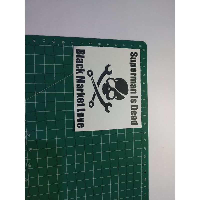 

cutting sticker superman is dead