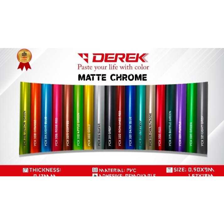 Stiker Matte Chrome / Stiker Derek / Stiker Doff / Stiker Premium / Stiker Murah