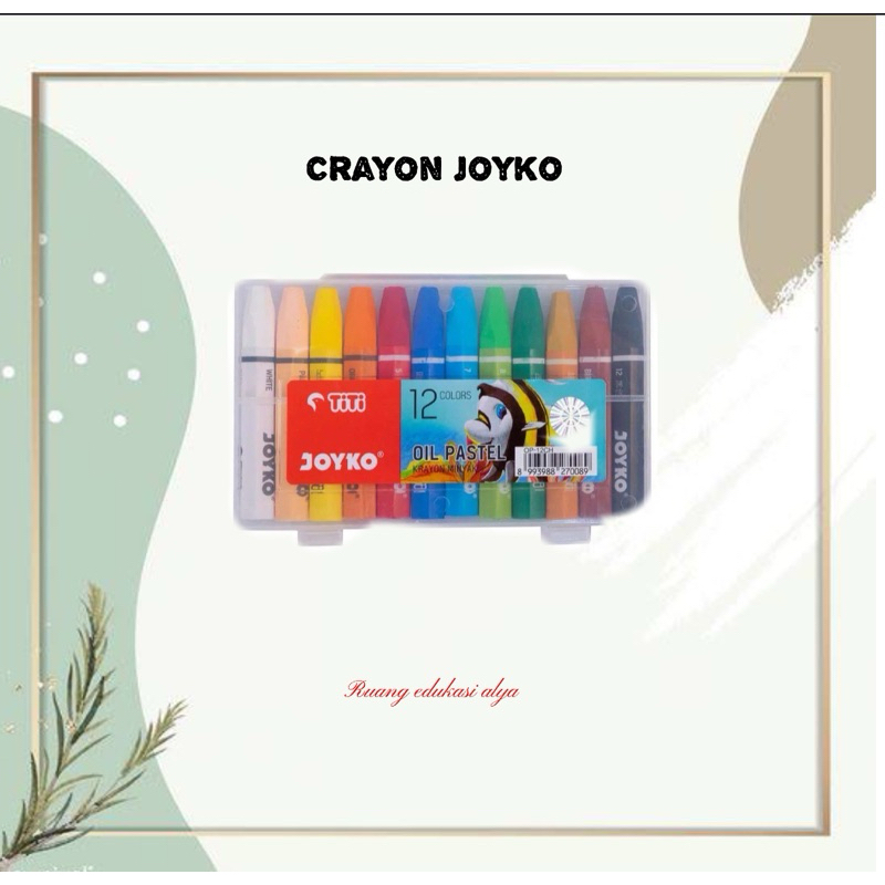 

OIL PASTEL CRAYON / ALAT MEWARNAI JOYKO 12 COLOR