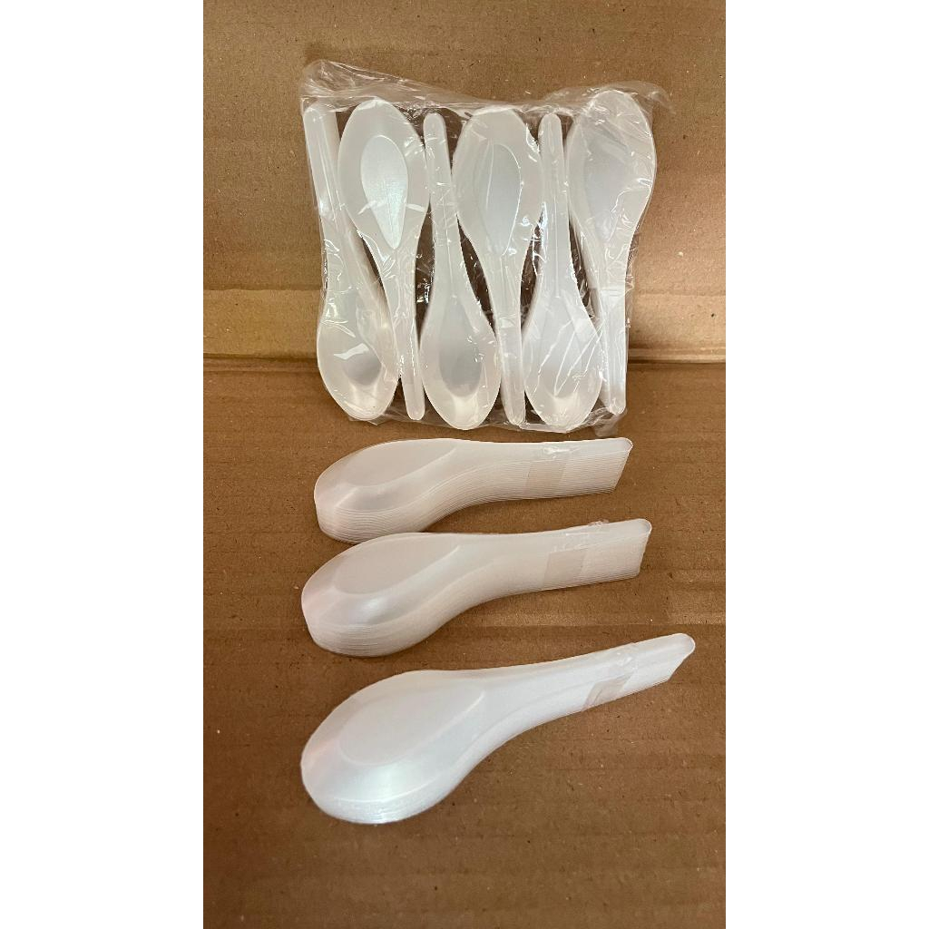 Sendok Bebek Plastik Bening 1 Pack