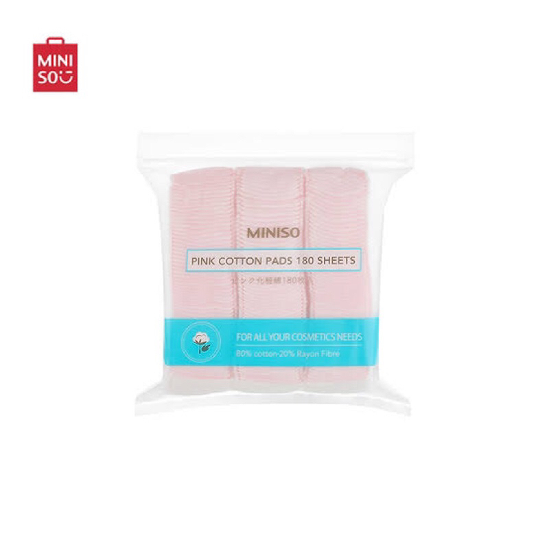 Miniso cotton pads 240 & 180 sheet / Miniso kapas muka kapas pembersih make up