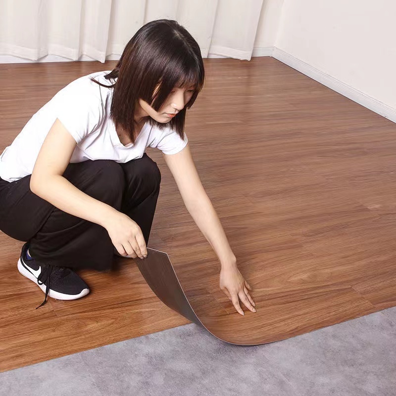 Catris - Vinyl Lantai Sticker Kayu 1box (36 Pcs) Vinil Lantai Premium Flooring Vinil PVC High