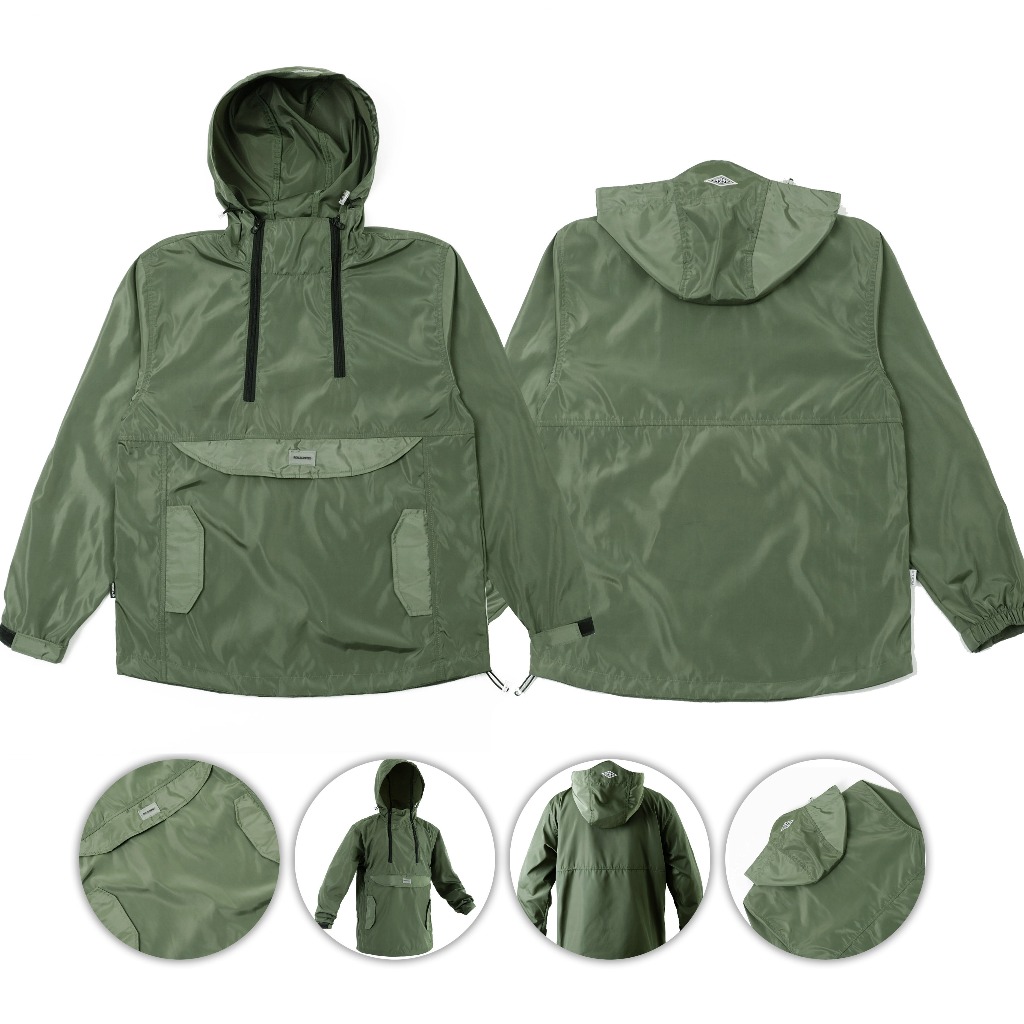 Stalker Jacket Parasut Waterprof | Gorpcore | Wading Coach | Cagoule | Jaket Anorak Pria RCKLS