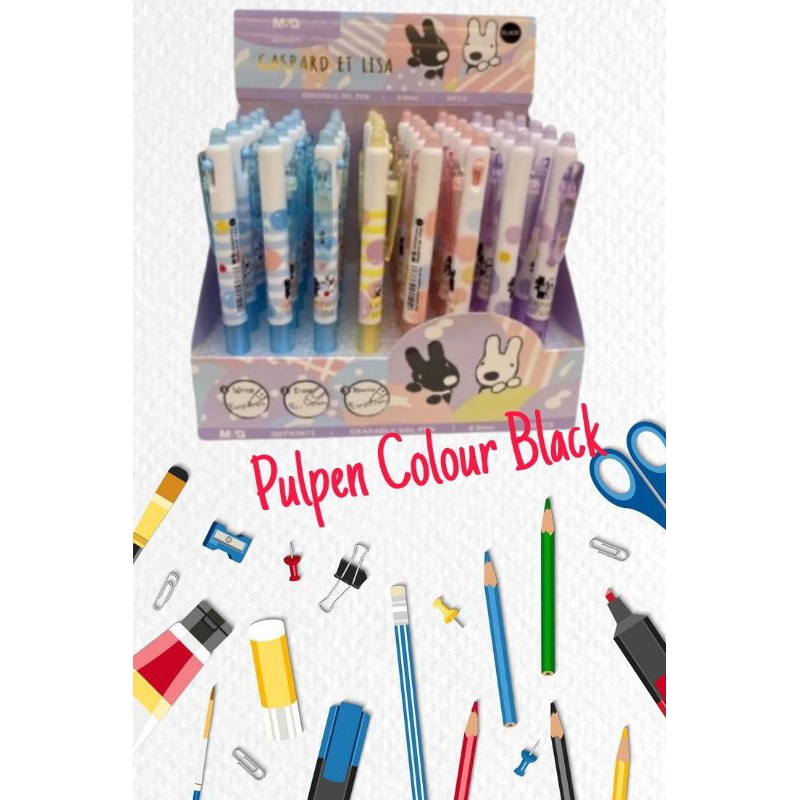 

Alat tulis pulpen M&G colour black