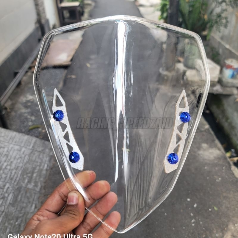 Paket Visor Aerox Plus Bracket Windshield Yamaha Aerox