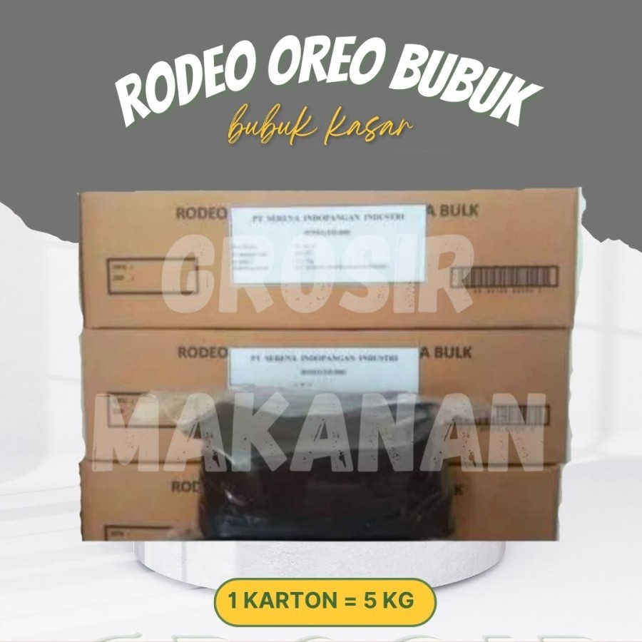 

Tepung ASLI Rodeo SERENA Rodeo Kasar & Halus 1 Karton ( Tepung Cokelat )