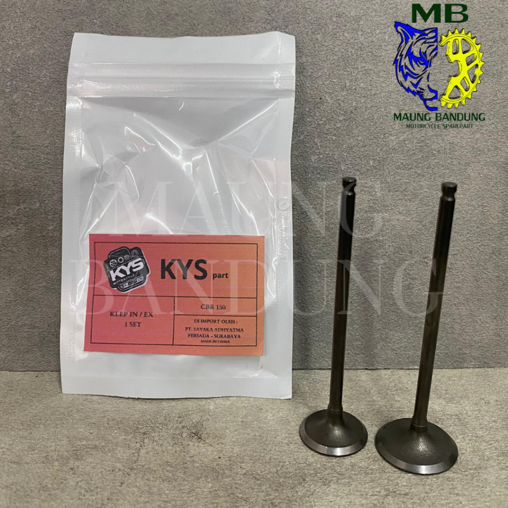 KLEP SET CBR 150 MERK KYS PAYUNG KLEP SET IN EX CBR 150 OLD MERK KYS PART