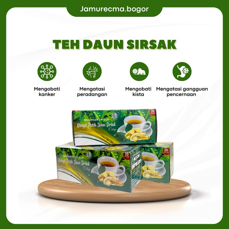 

RECMA Teh Anti Kanker Daun Sirsak Kunyit Putih