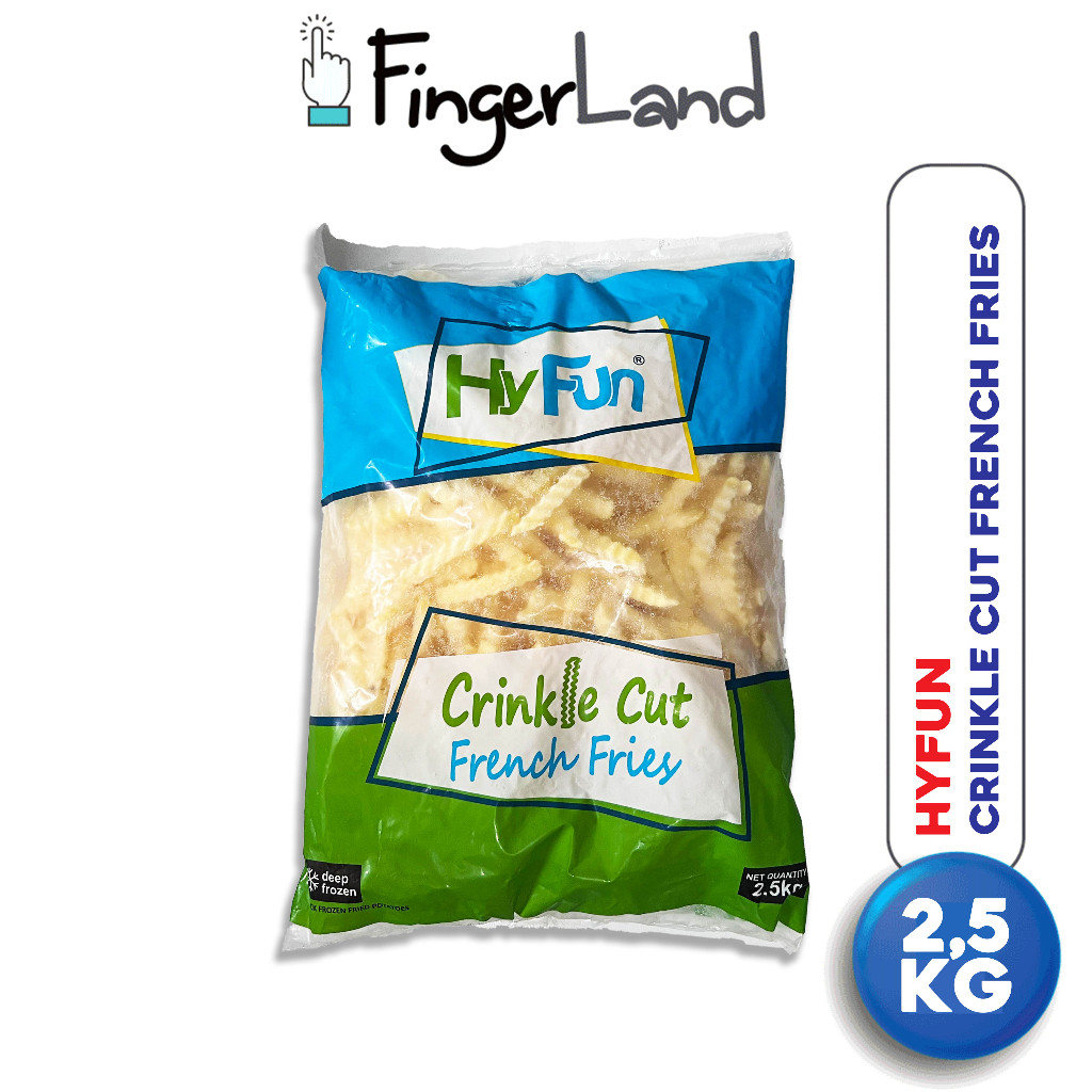 

HYFUN French Fries Crinkle Cut 2,5 KG Kentang Goreng