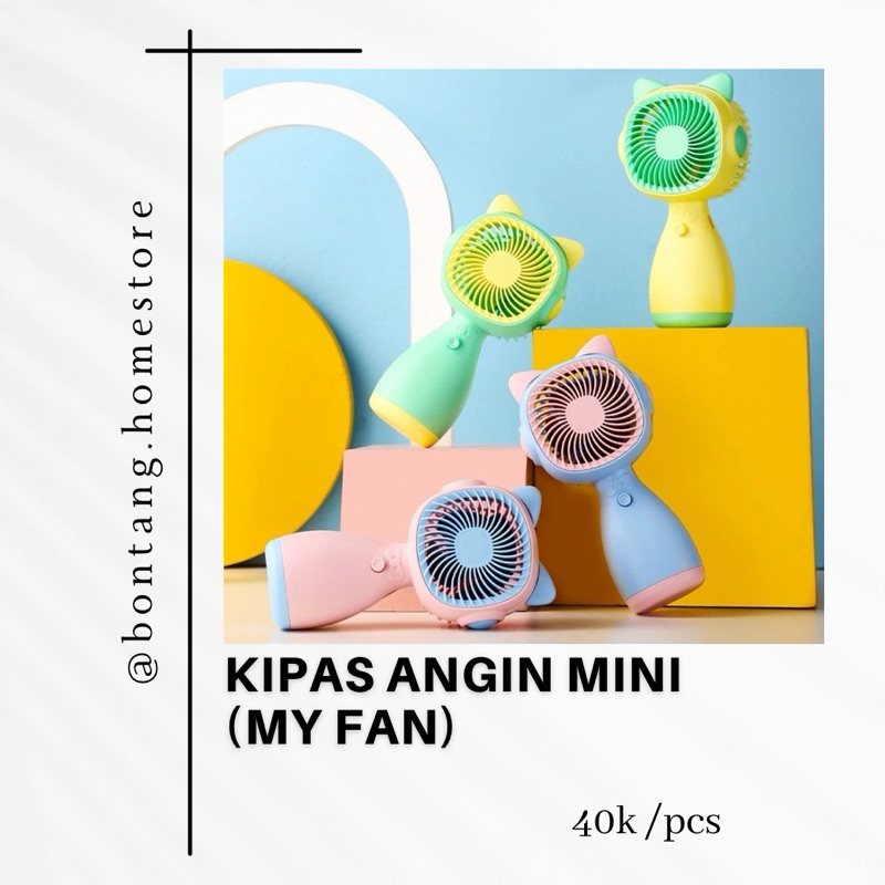 KIPAS ANGIN MINI || MINI FAN KARAKTER LUCU ROBOT || KIPAS ANGIN GENGGAM