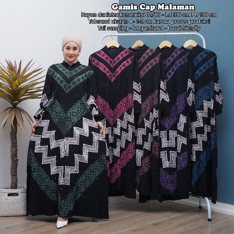 GAMIS BATIK CAP ASLI PEKALONGAN