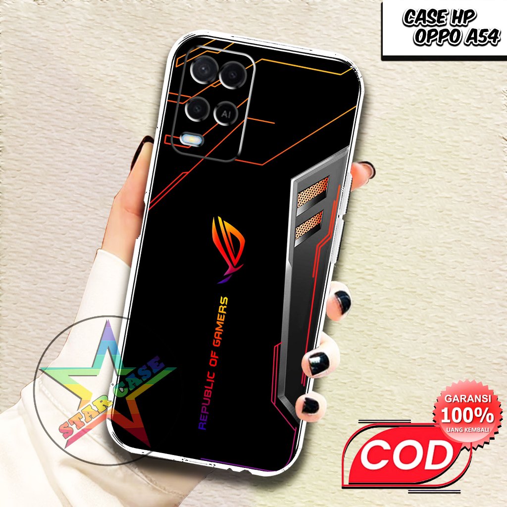 Case OPPO A54 TERBARU Motif [rog] Terlaris Casing OPPO A54 Terbaru Softcase Clear Protected Camera S