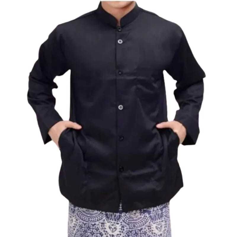 Baju Muslim Koko Haibah Habaib Polos Model Ammu Amu