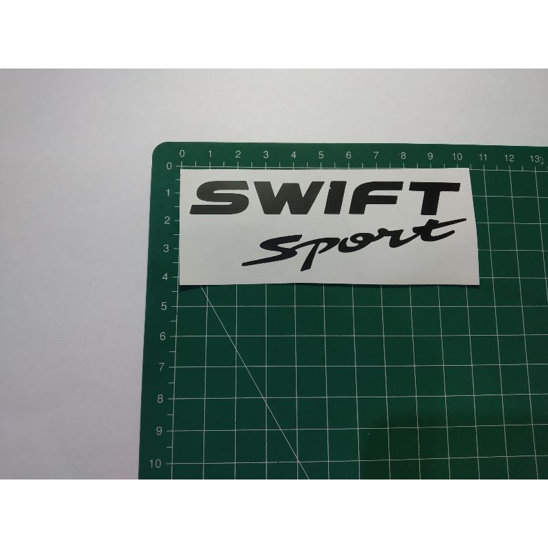 cutting sticker swift sport