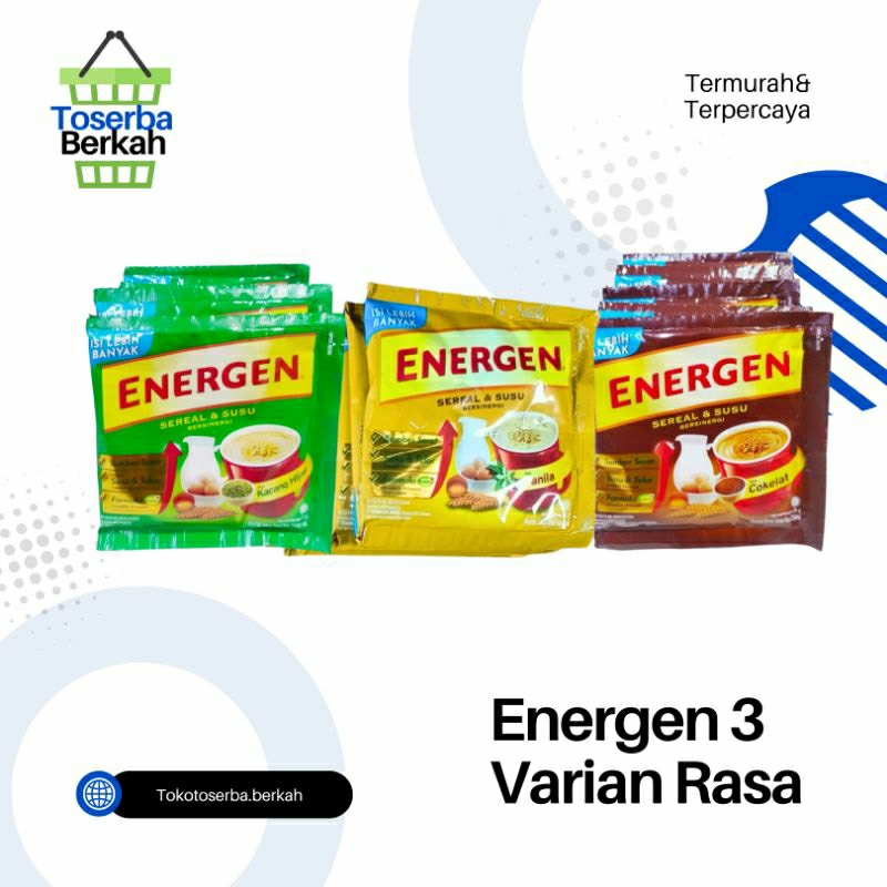 

TERMURAH | 1 Renceng isi 10pcs ENERGEN SEREAL (Tersedia 3 Varian Rasa)