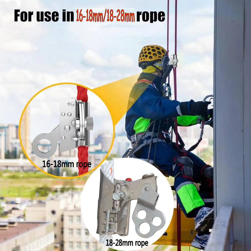 Safety Rock Climbing Arborist 16-18mm/18-28 Caving Roof Tree Arborist Rope Grab Outdoor