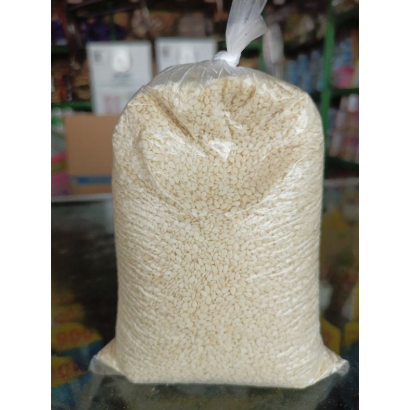 

wijen putih (white sesame) 250 gr/1 kg repack