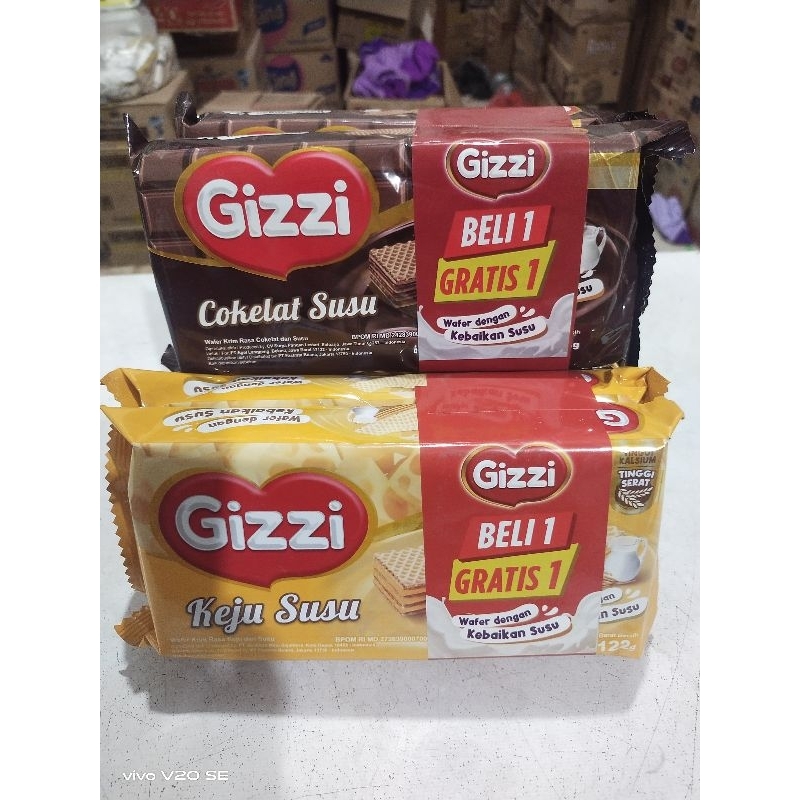 

WAFER GIZZI BELI 1 GRATIS 1 122gr