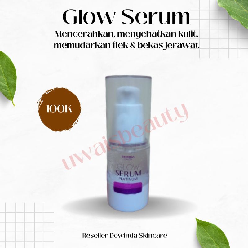 Glow Serum Platinum Dewinda Skincare