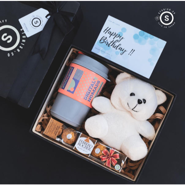 

Hampers Birthday Premium - Custom Gift Premium - Kado Wisuda - Kado Ulangtahun