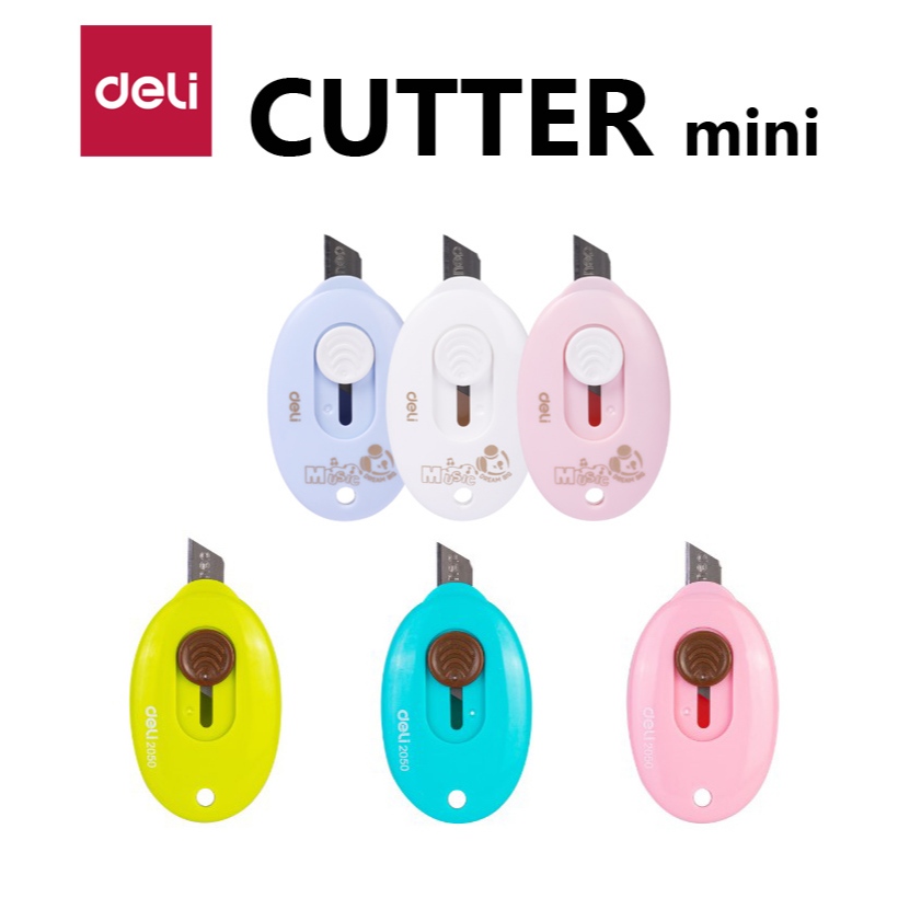 

Cutter kecil DELI Cutter mini Cutter portabel cuter travel size cutter