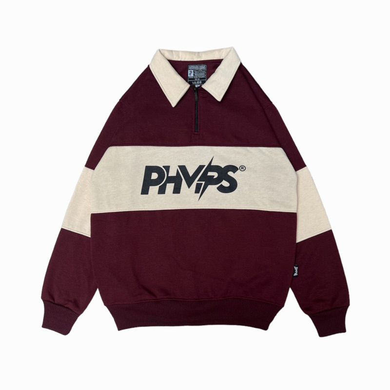 PHOMPPHIESS Sweater Rugby vintage sweater pria wanita