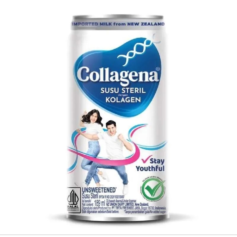 

Collagena Susu Steril Kolagen 189ML kemasan baru