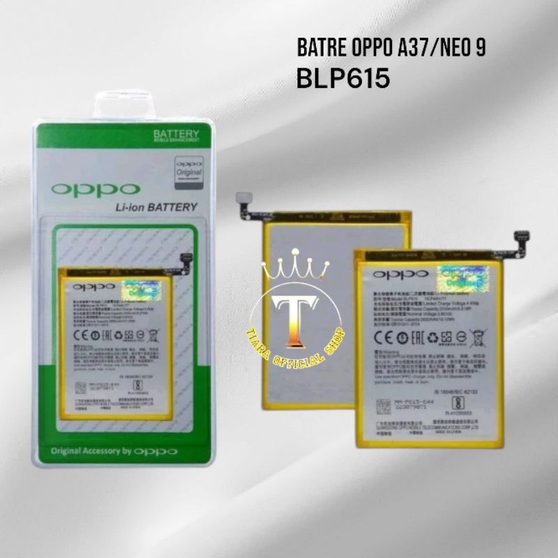BATERAI BATRE OPPO A37 A37F BLP615 ORI 100%