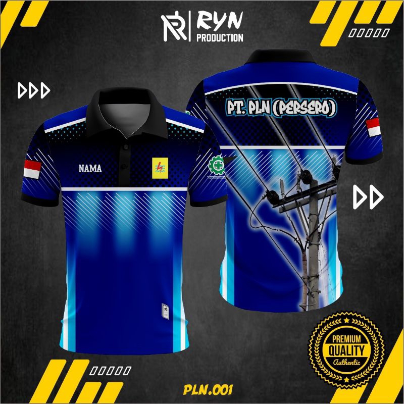 JERSEY PLN / JERSEY BUMN / JERSEY CUSTOM / Kaos Olahraga / Kaos Santai / Kaos Organisasi