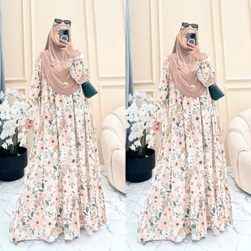 Gamis Jumbo/Gamis Sethijab Jumbo/Gamis Viral/Gamis Jumbo Busui/Gamis Kondangan/Gamis Pesta/Gamis Set