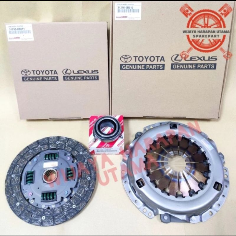 kopling set kampas kopling matahari kijang kapsul 7k lgx diesel original