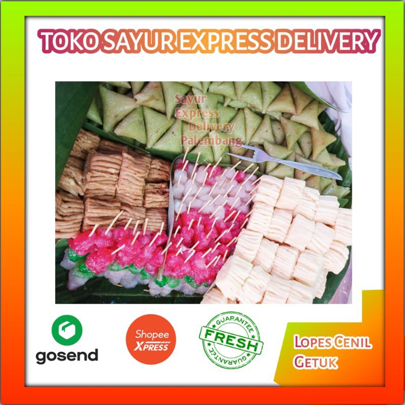 

Jajanan Pasar Tradisional Lupis Cenil Gethuk - Palembang