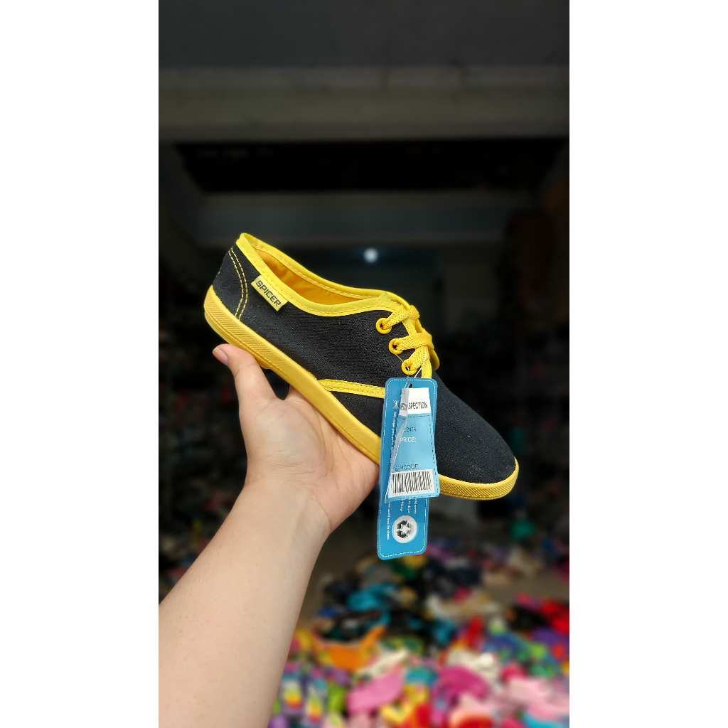 PROMO SEPATU SPICER WANITA SIZE 36-40 WARNA KUNING LIMITED STOK