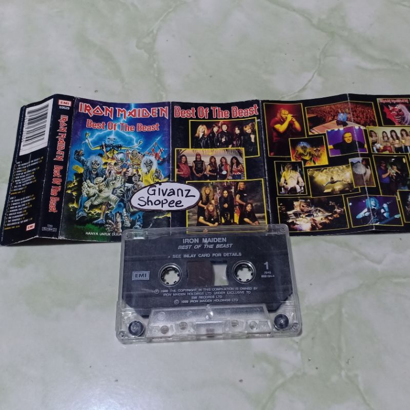 kaset pita IRON MAIDEN - Best of the beast