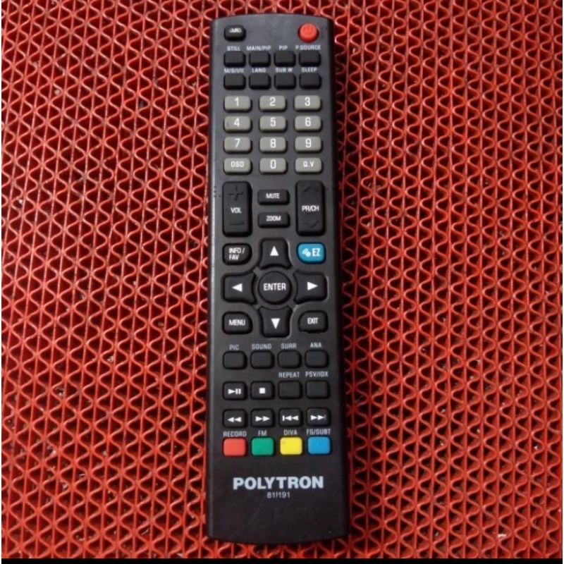 REMOT TV LCD LED POLYTRON 811191 Remote Control TV LCD LED POLYTRON Original