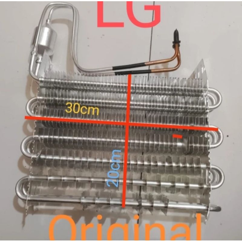 evaporator kulkas LG 2 pintu evap sirip merk LG original