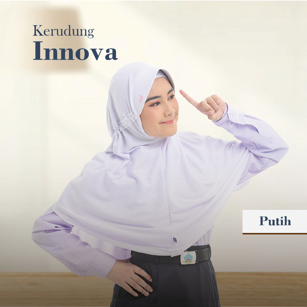 JIlbab Rabbani INNOVA KW  Serut Tertutup Jilbab Anak Sekolah ukuran S M L XL