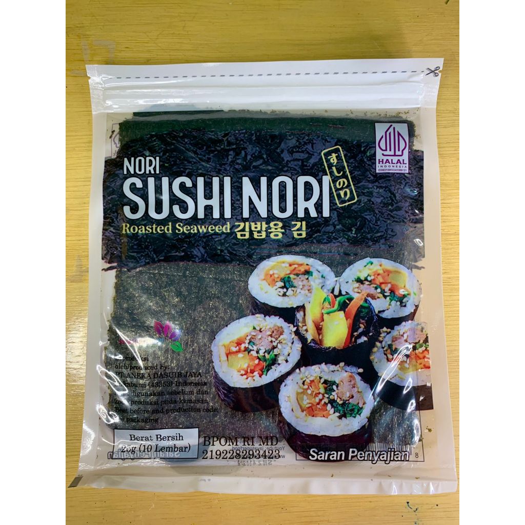 

Sushi Nori Putih Isi 10 Lembar 25gr