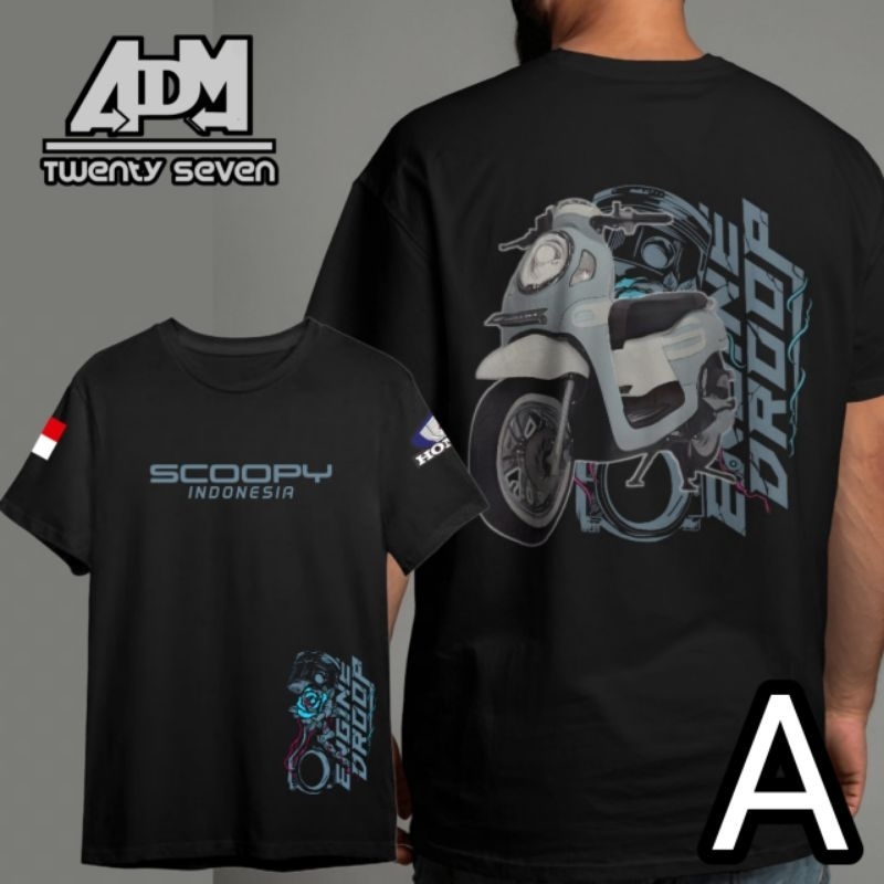 Kaos Scoopy Indonesia Kaos Scoopy New Scoopy Prestige Kaos Honda Scoopy