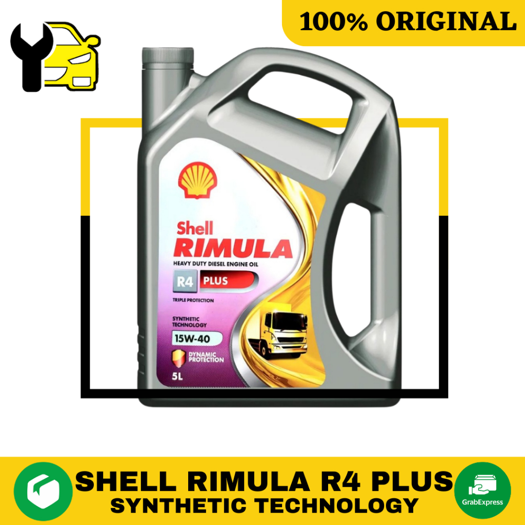 Oli Mesin Mobil Shell Rimula R4 Plus (5L)