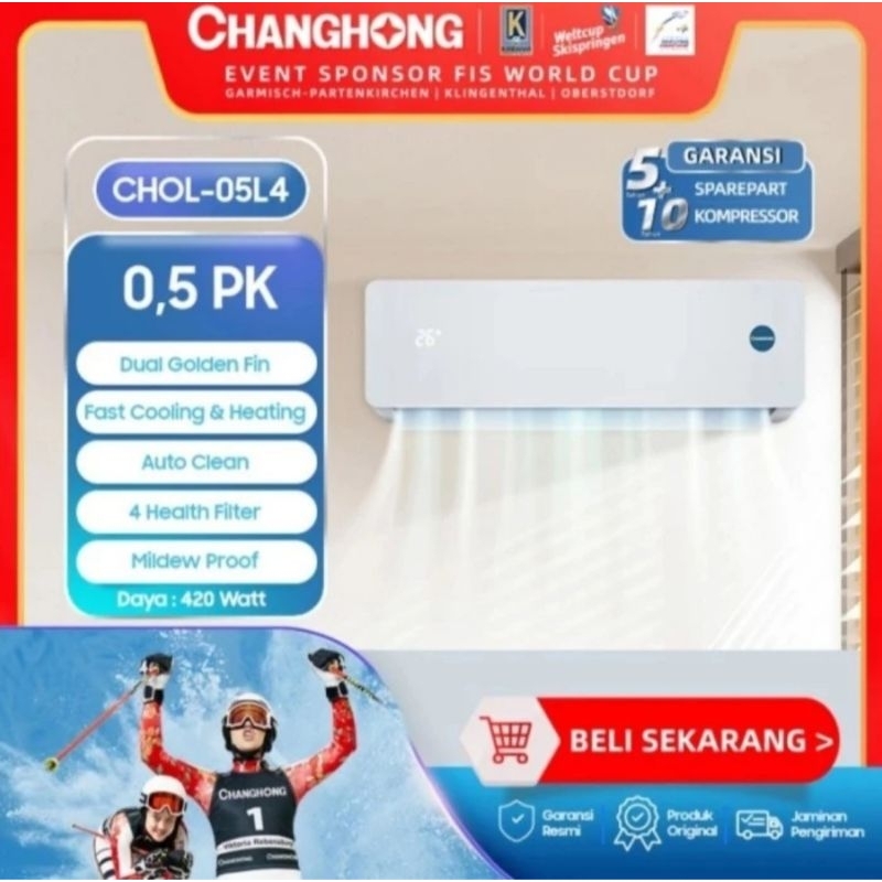 AC CHANGHONG 1/2PK CHOL-05L4 CHANGONG AC 1/2PK