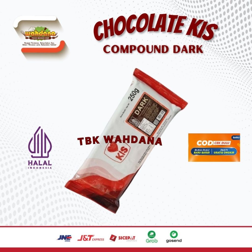 

Chocolate Batang Compound Dark KIS 250g