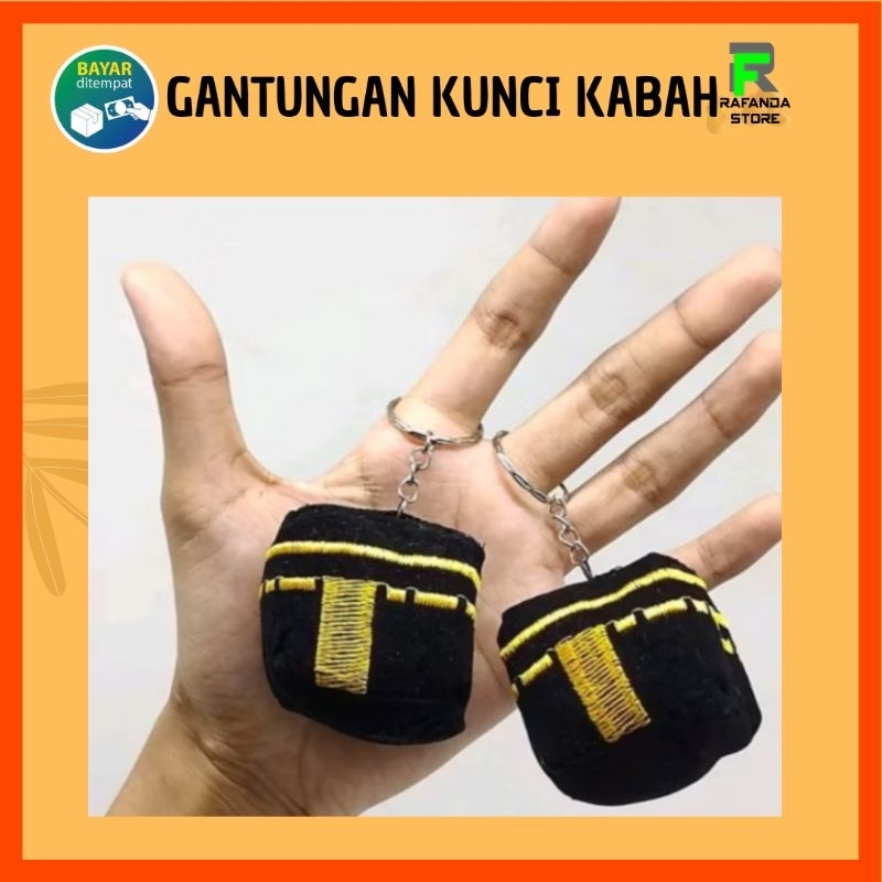 Souvenir Gantungan Kunci Kabah / Ka'bah  / Mainan Kunci Kabah Oleh Oleh Haji Umroh